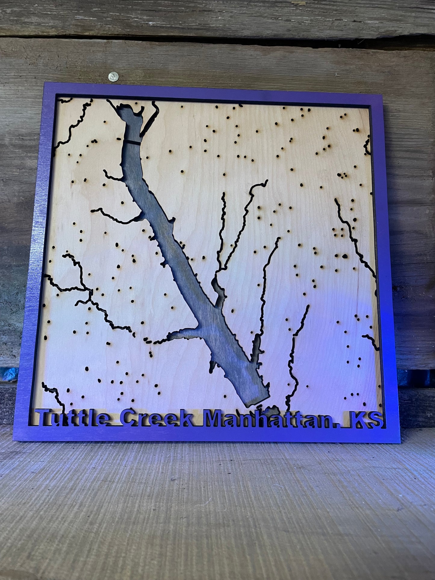 Tuttle Creek Lake map