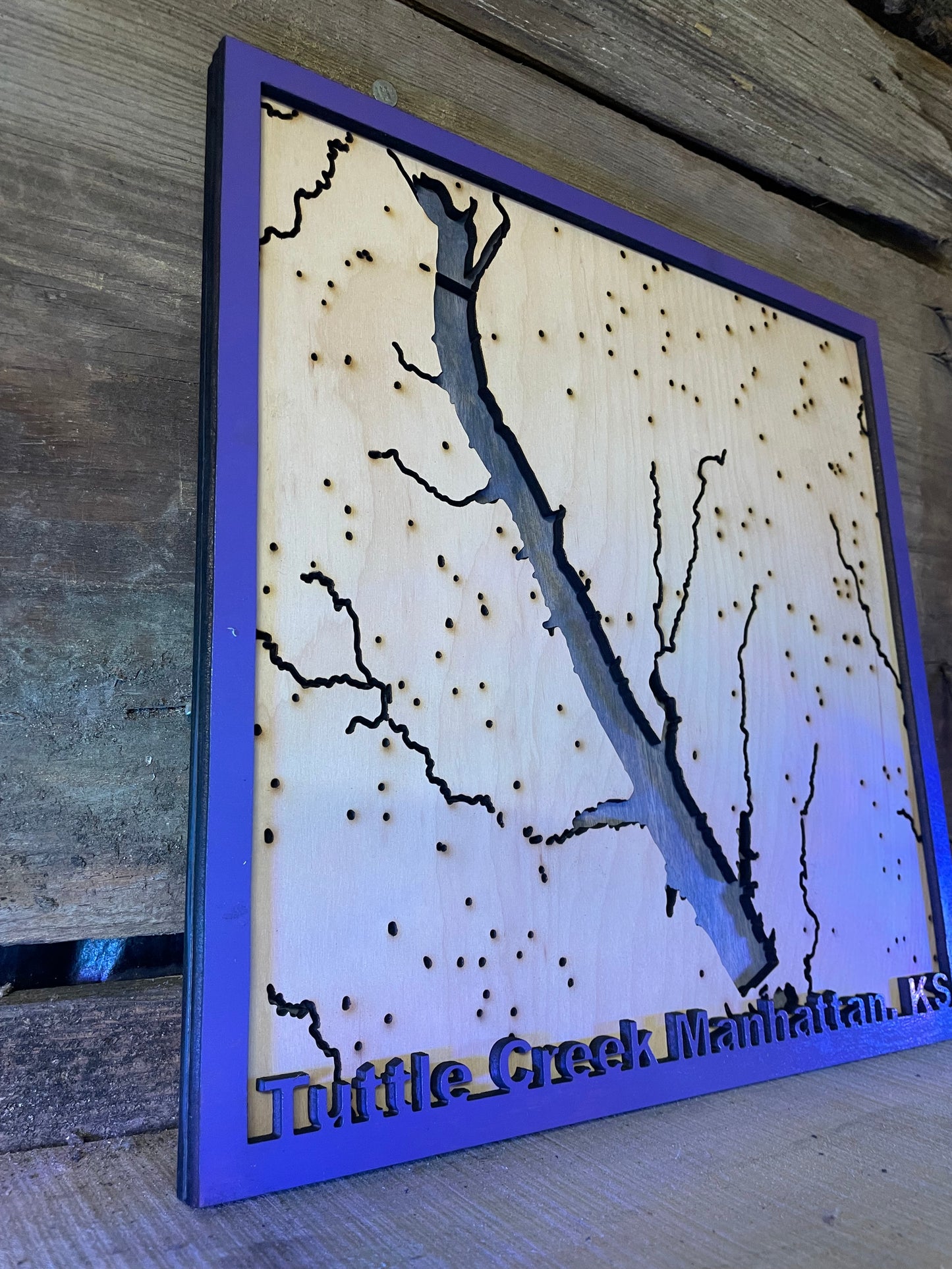 Tuttle Creek Lake map