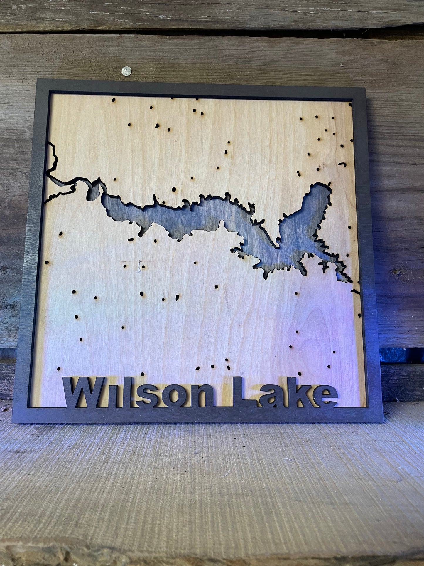 Wilson Lake map