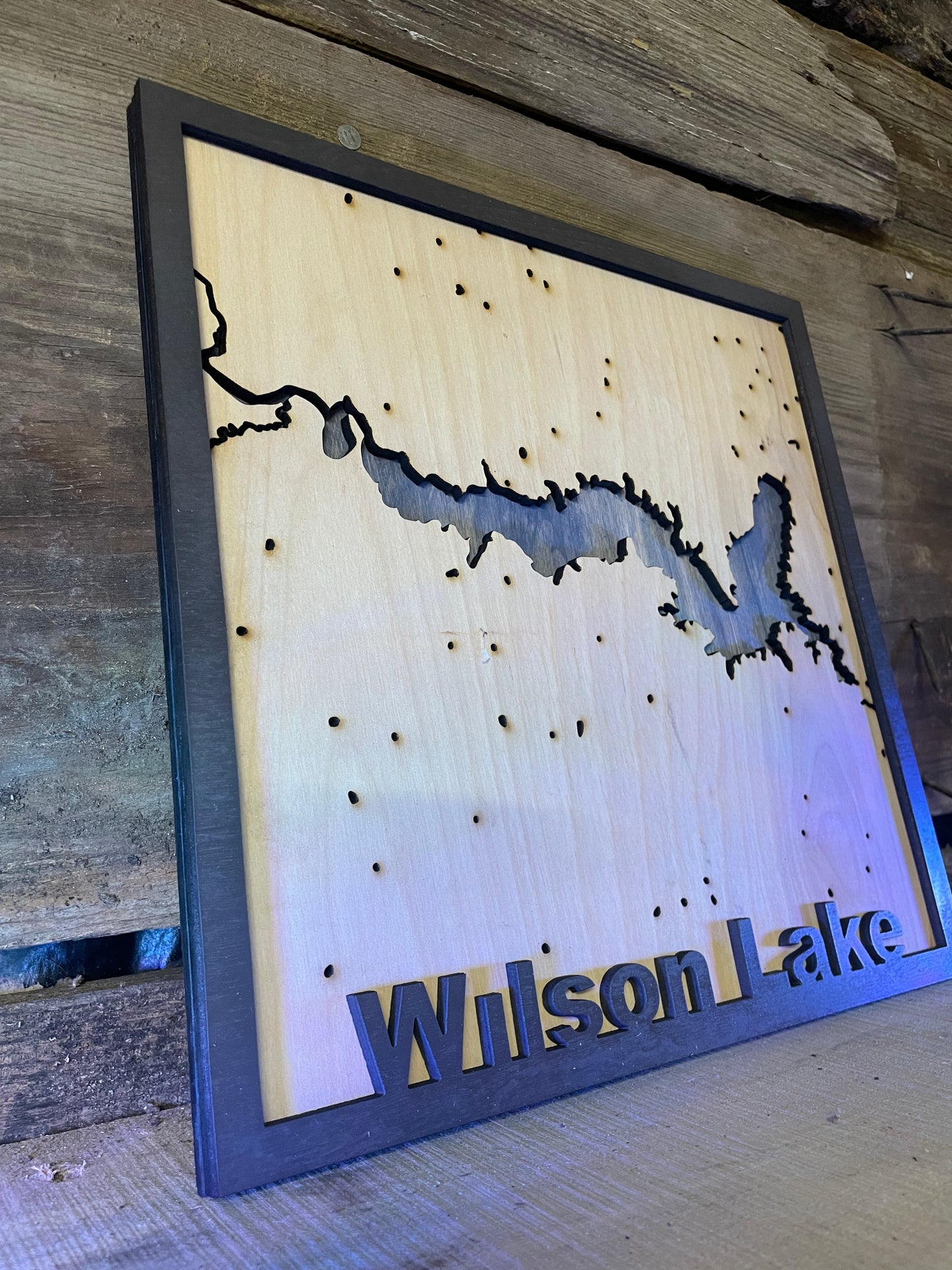 Wilson Lake map