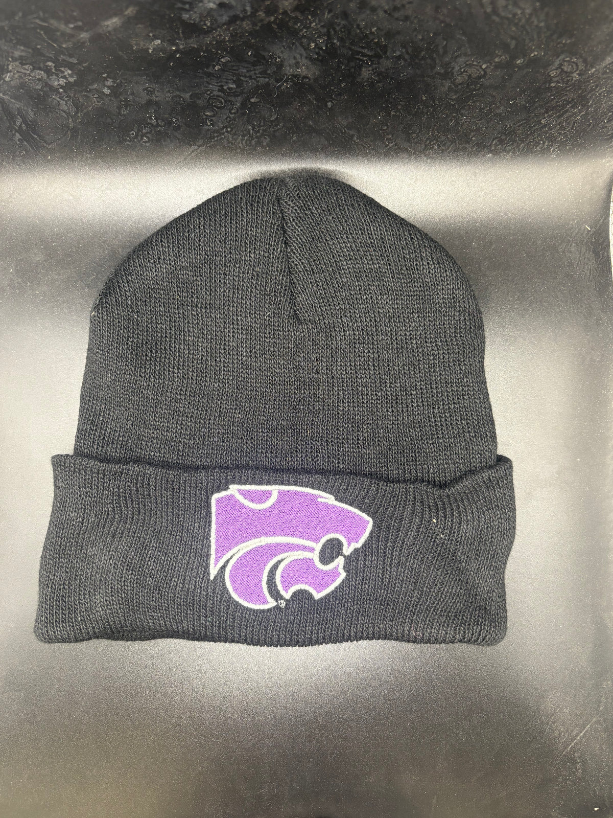 K-State Embroidered Knit Beanie - Official Affinity Licensed Product - K-State