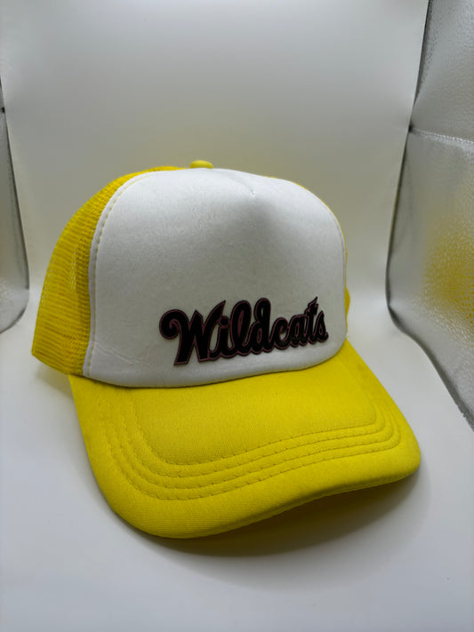 Wildcats Yellow Foam Trucker Hat