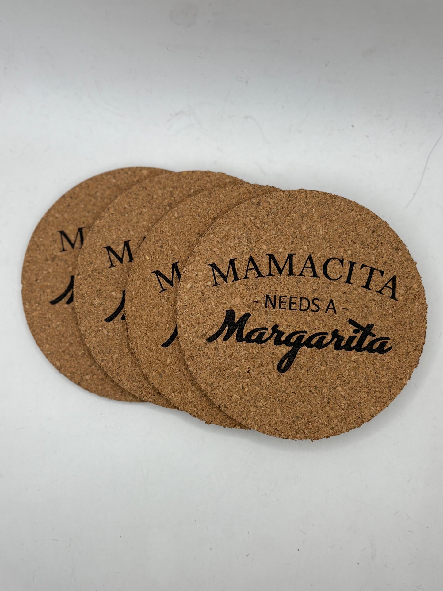 MOM Themed Cork Coaster Set of 4