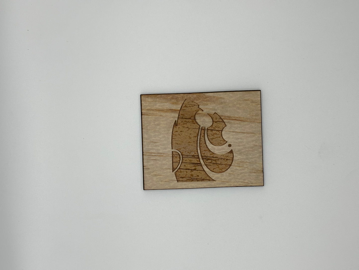 K-State Themed Wood Magnet