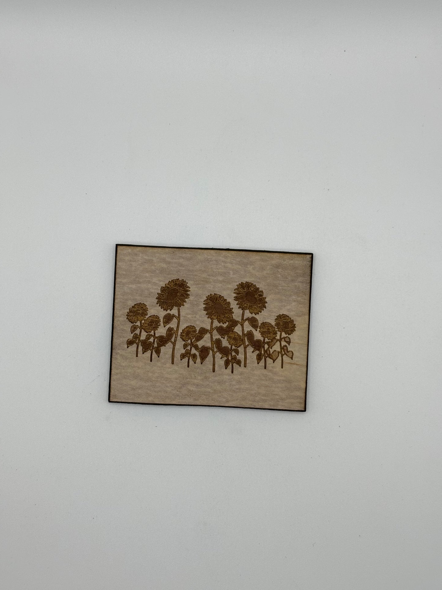 Kansas Themed Wood Magnet