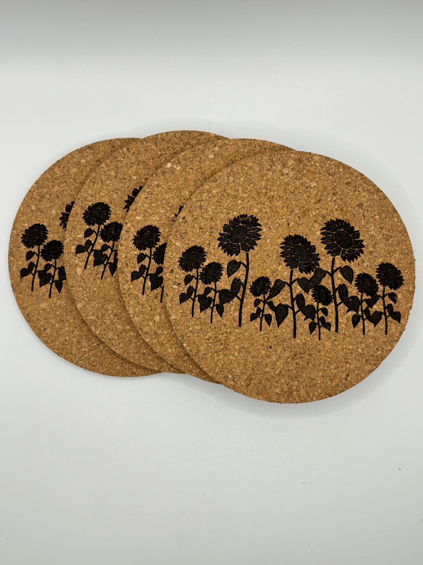 Kansas Themed Cork Coaster Set of 4