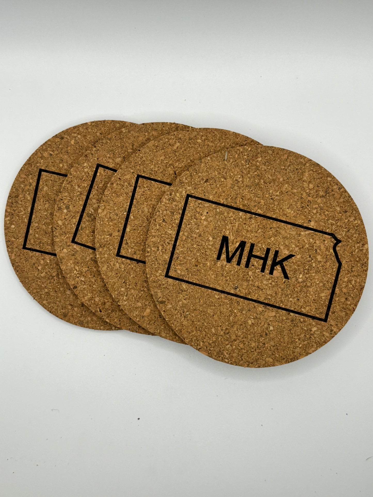 MHK Themed Cork Coaster Set of 4