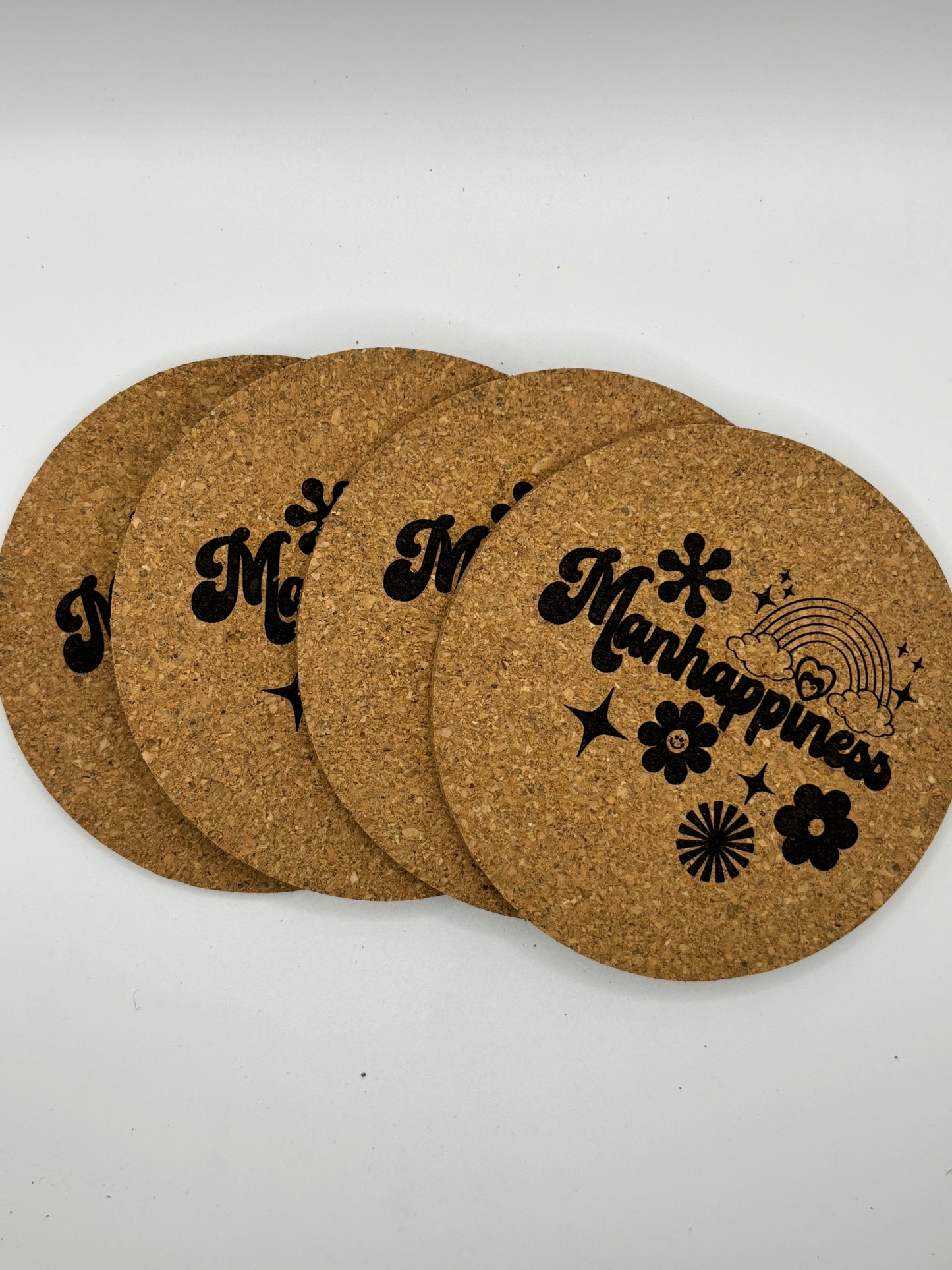 MHK Themed Cork Coaster Set of 4