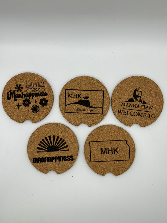 MHK Themed Car Coaster Set of 2