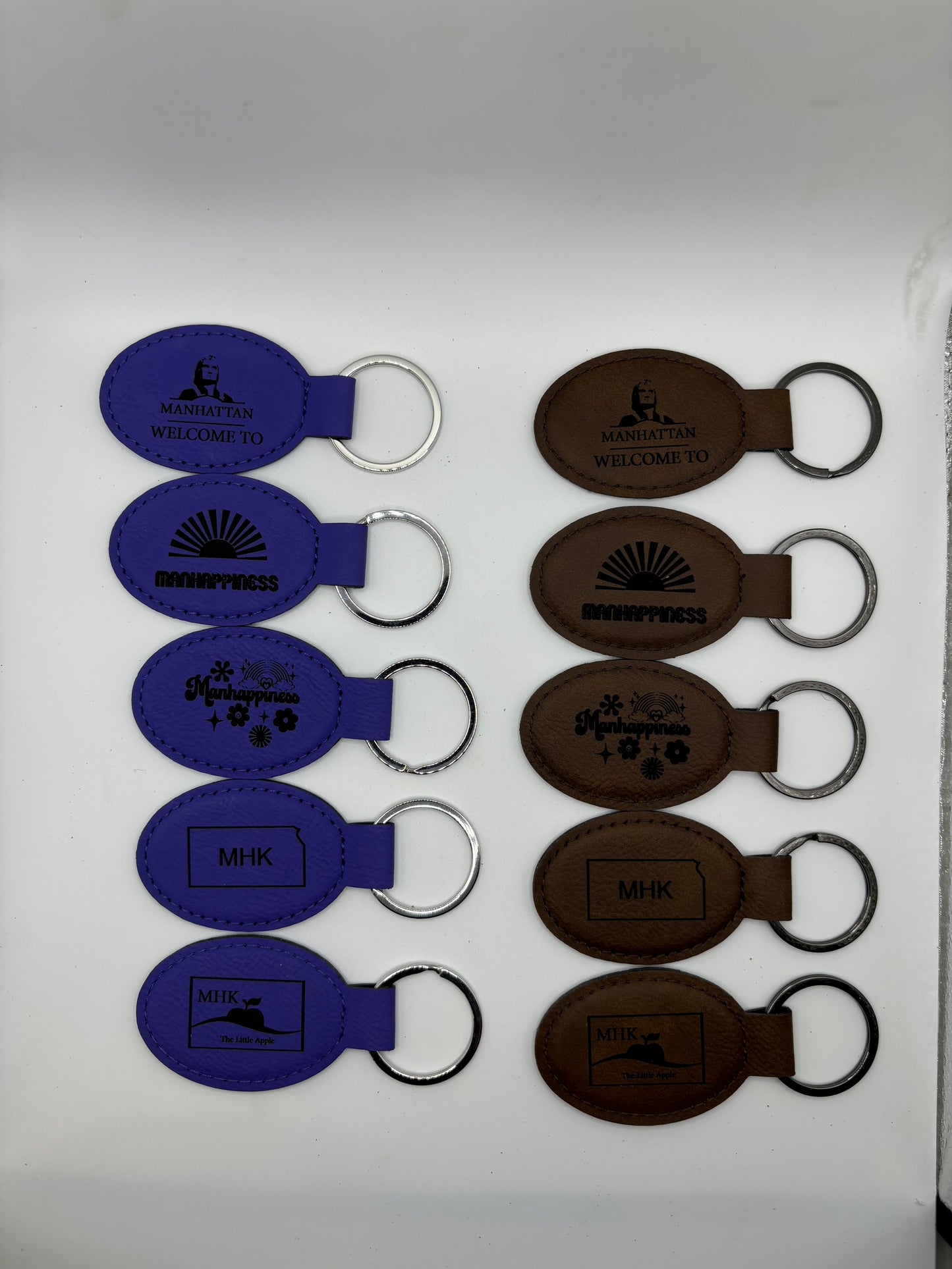 MHK Themed Leather Key Chain