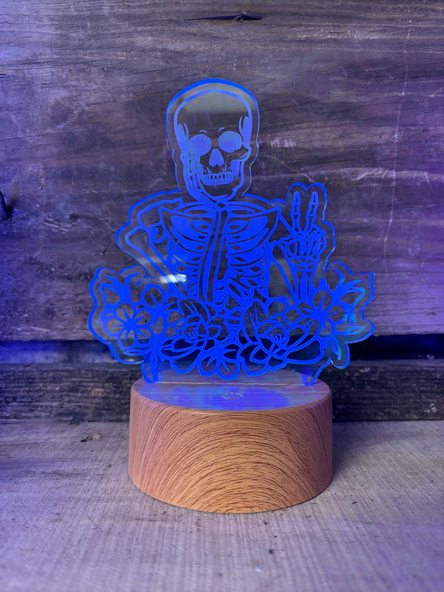 Skeleton themed Acrylic Light Up