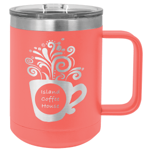 Polar Camel 15 oz. Vacuum Insulated Mug with Slider Lid