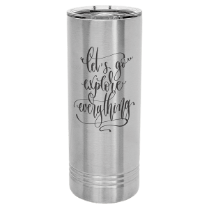 Polar Camel 22 oz. Skinny Tumbler with Slider Lid