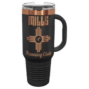 Polar Camel 40 oz. Travel Mug with Handle, Straw Included