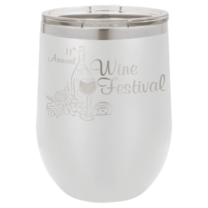 Polar Camel 12 oz. Vacuum Insulated Stemless Wine Tumbler with Lid