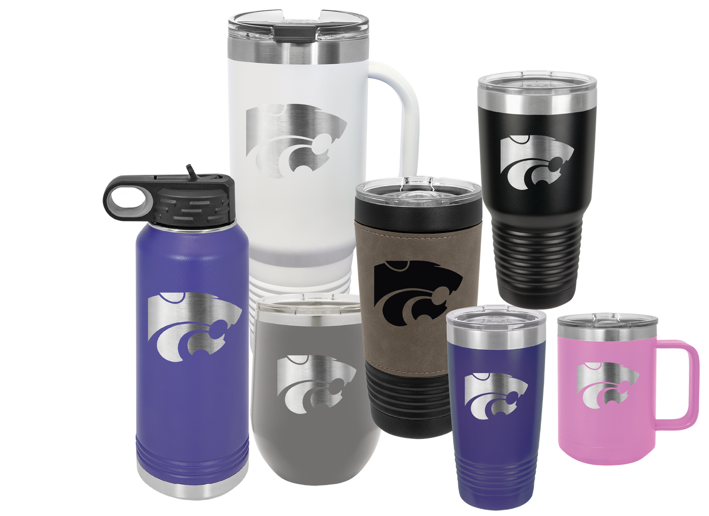 Power Cat insulated Drinkware - Official Affinity Licensed Product - K-State