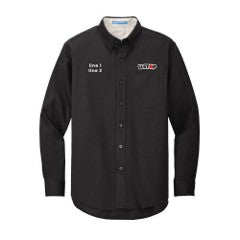 U stop Twill Button Down Long Sleeve