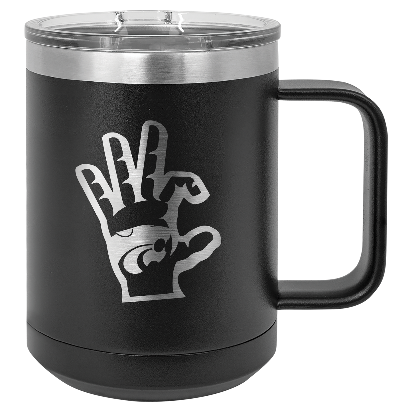 Wildcat Hand with Power Cat insulated Drinkware - Official Affinity Licensed Product - K-State