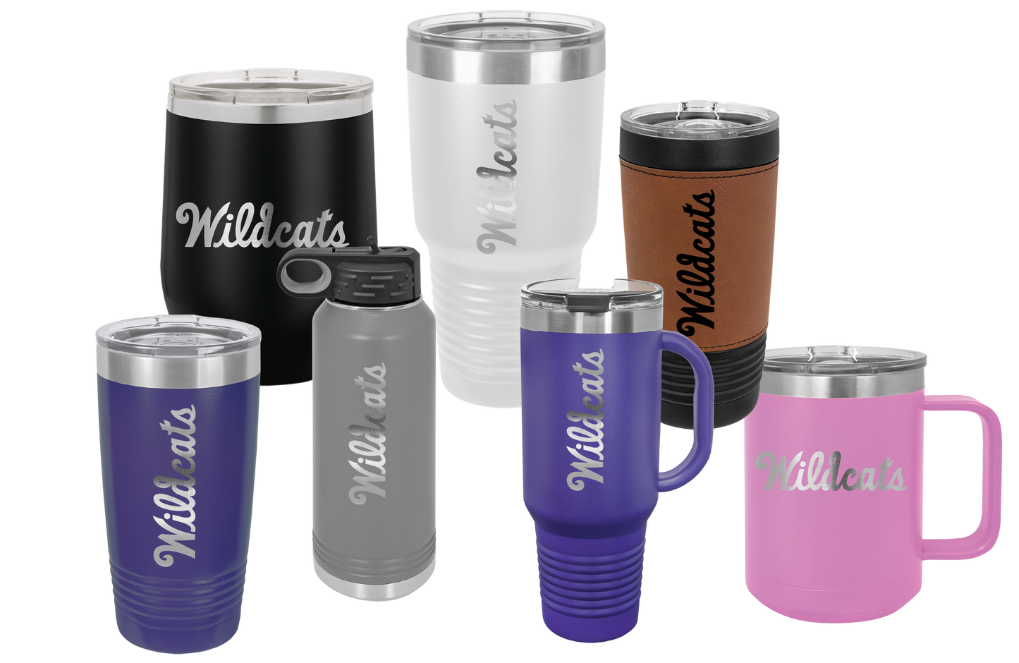 Wildcats Single line insulated Drinkware - Official Affinity Licensed Product - K-State