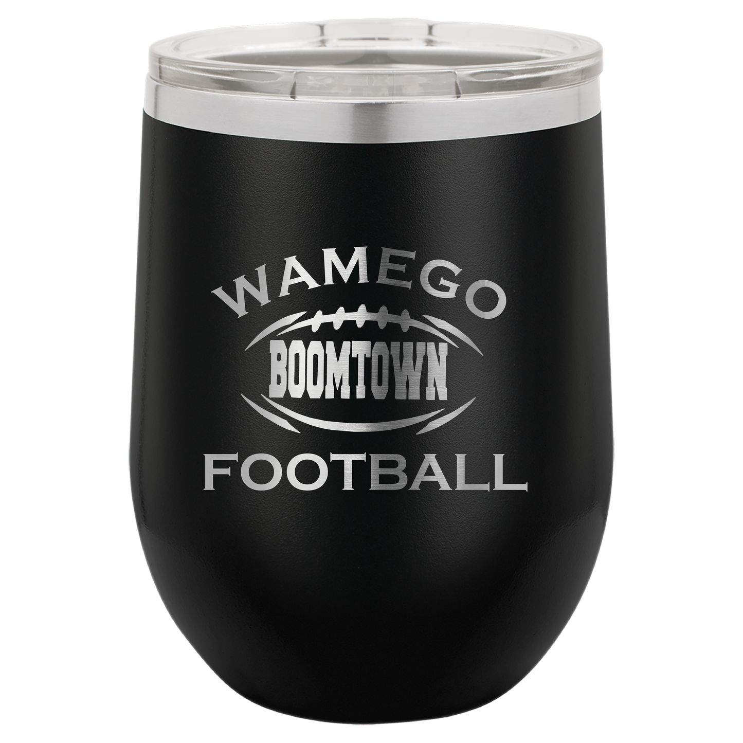 Wamego Boom Town Football Tumbler - Click for all color/size options