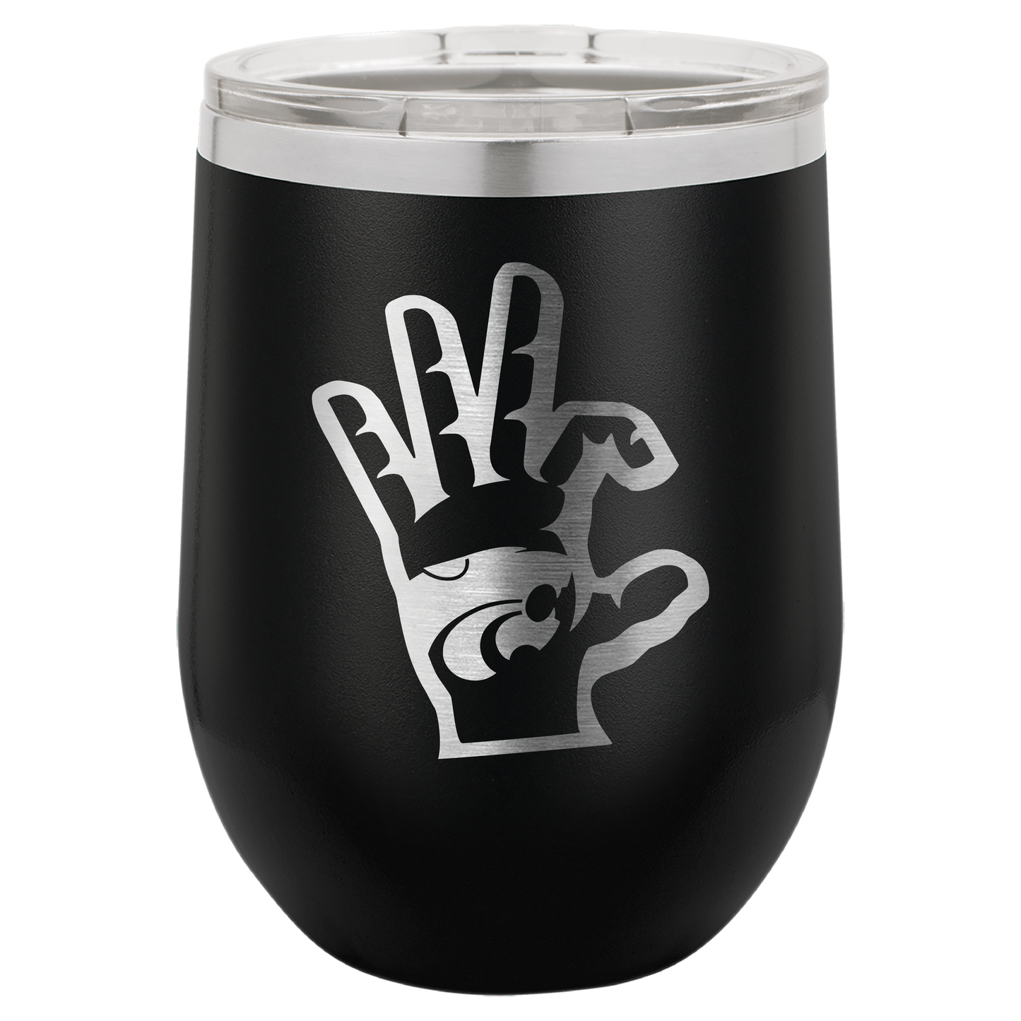 Wildcat Hand with Power Cat insulated Drinkware - Official Affinity Licensed Product - K-State