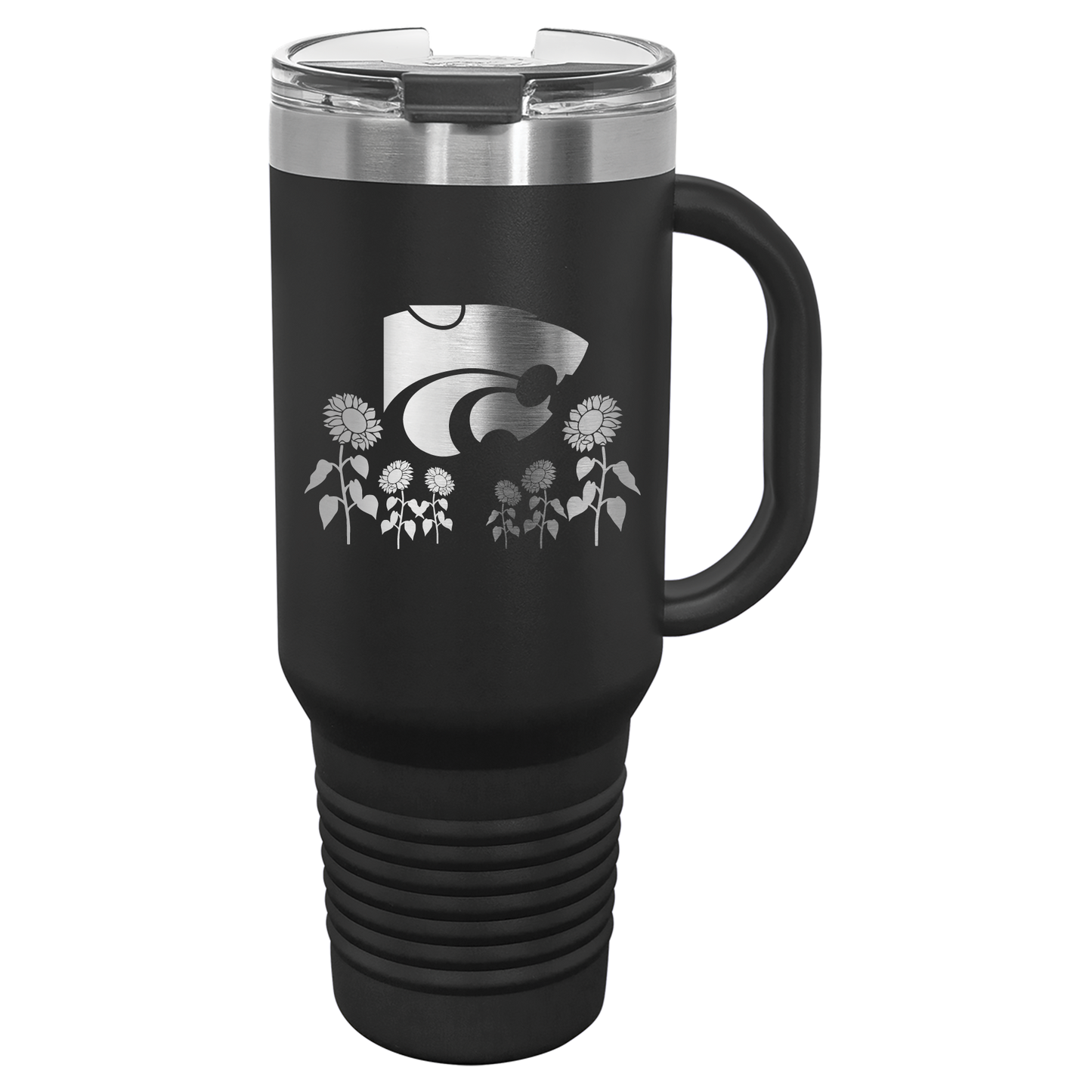 Power Cat Sunflower Field insulated Drinkware - Official Affinity Licensed Product - K-State