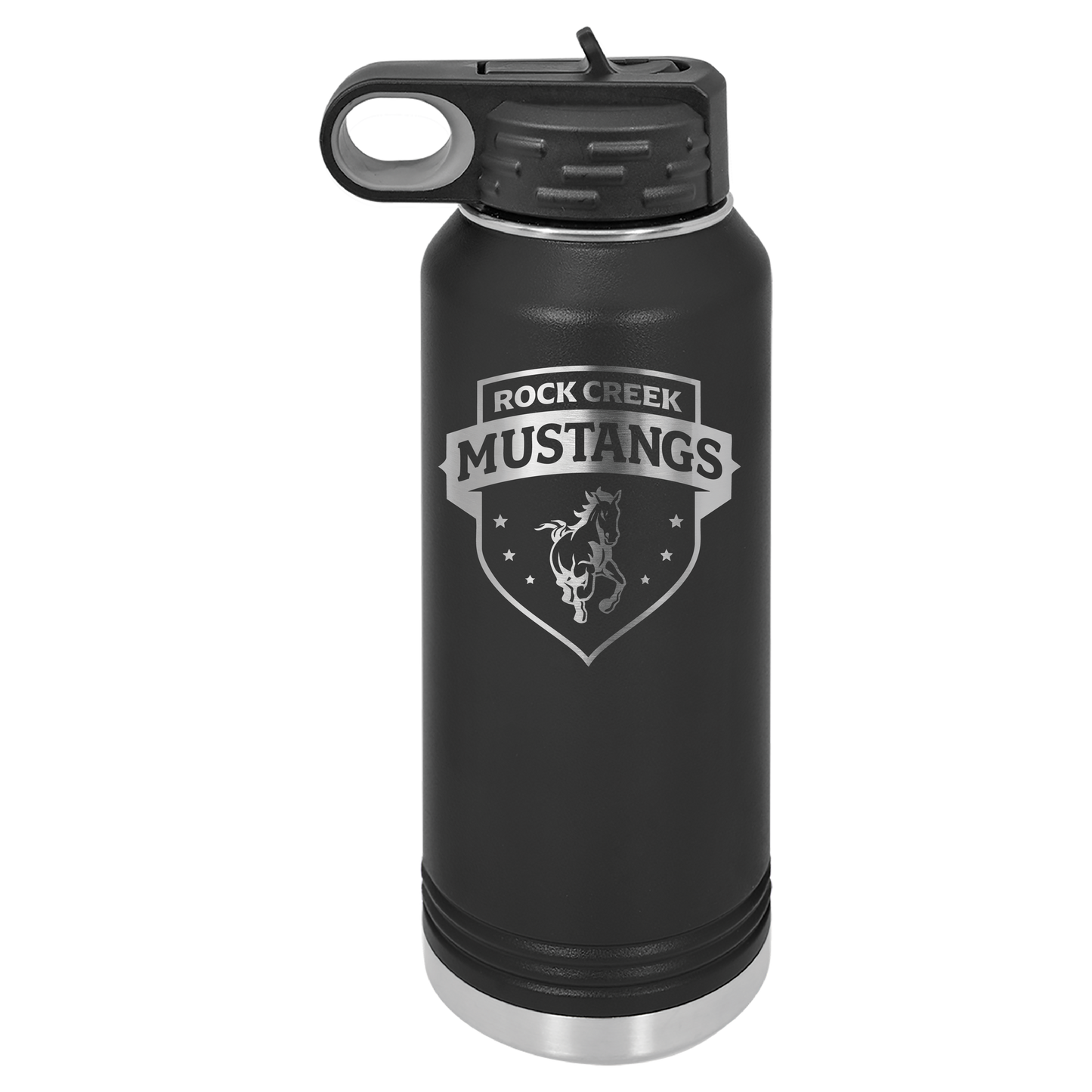 Rock Creek Mustangs Shield Tumbler - Click for all color/size options