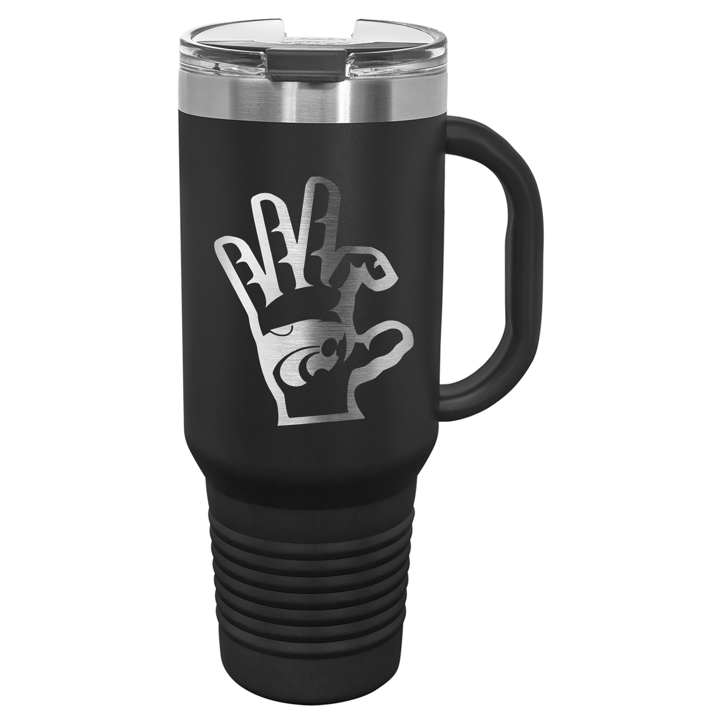 Wildcat Hand with Power Cat insulated Drinkware - Official Affinity Licensed Product - K-State