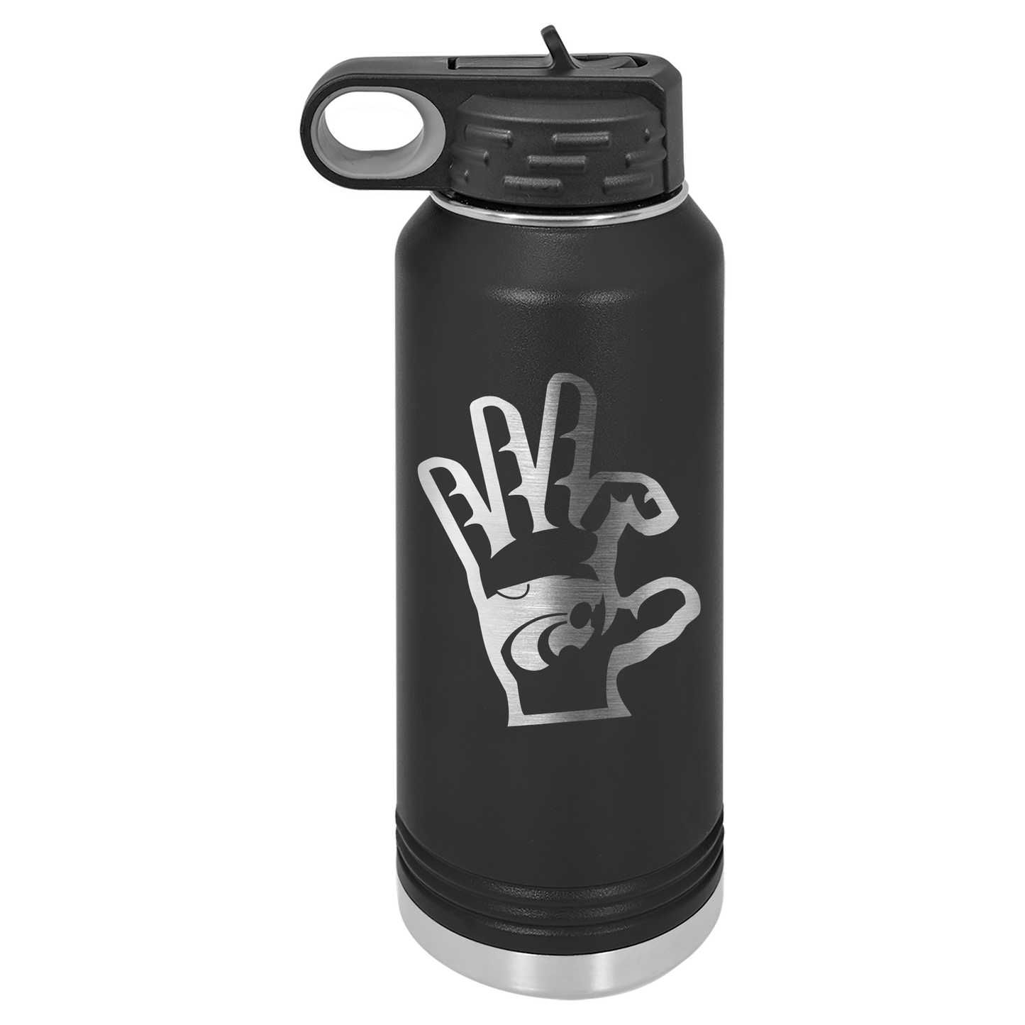 Wildcat Hand with Power Cat insulated Drinkware - Official Affinity Licensed Product - K-State