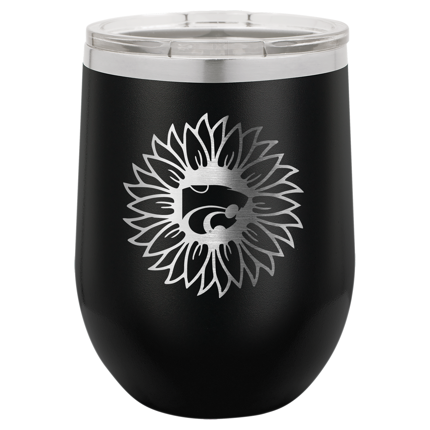 Power Cat Sunflower insulated Drinkware - Official Affinity Licensed Product - K-State