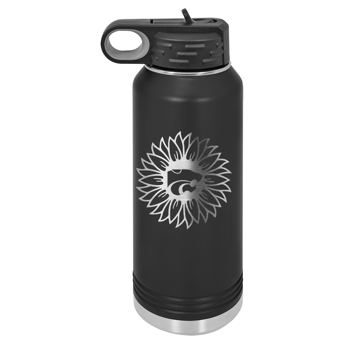 Power Cat Sunflower insulated Drinkware - Official Affinity Licensed Product - K-State