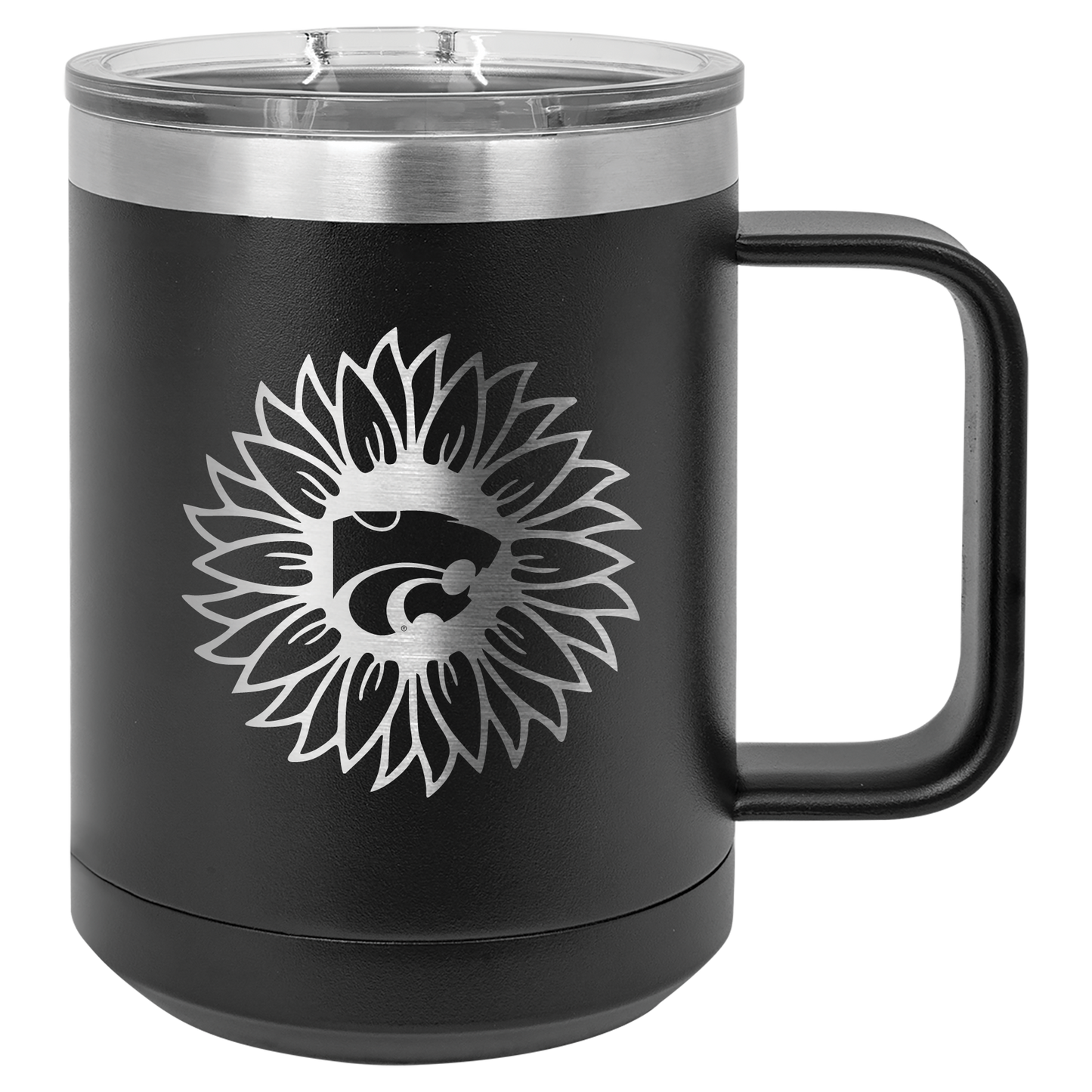 Power Cat Sunflower insulated Drinkware - Official Affinity Licensed Product - K-State