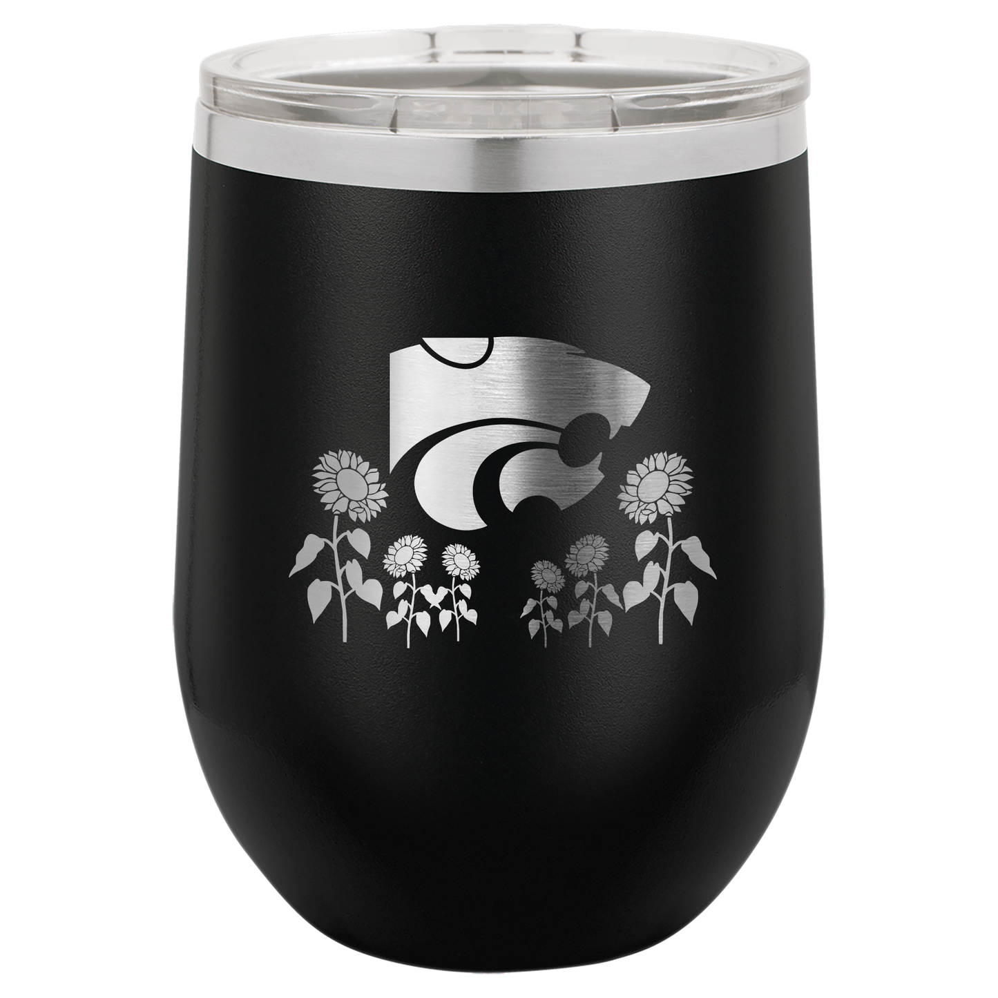 Power Cat Sunflower Field insulated Drinkware - Official Affinity Licensed Product - K-State