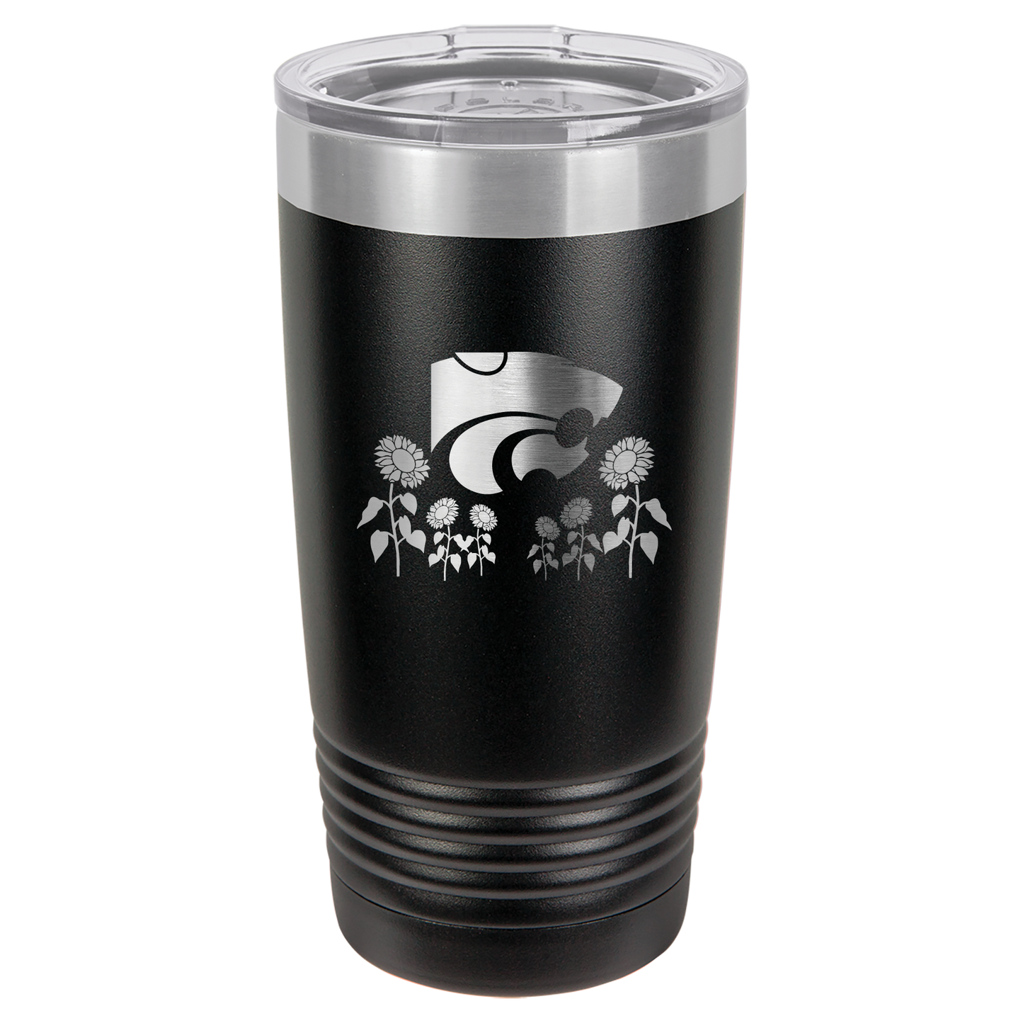 Power Cat Sunflower Field insulated Drinkware - Official Affinity Licensed Product - K-State