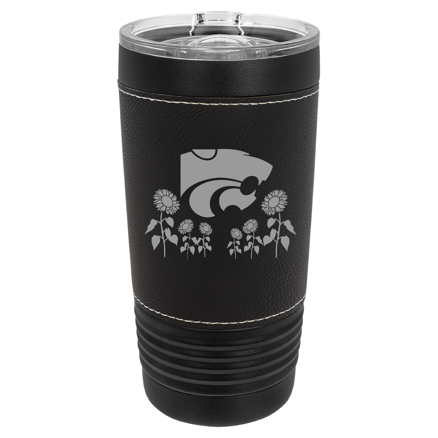 Power Cat Sunflower Field insulated Drinkware - Official Affinity Licensed Product - K-State