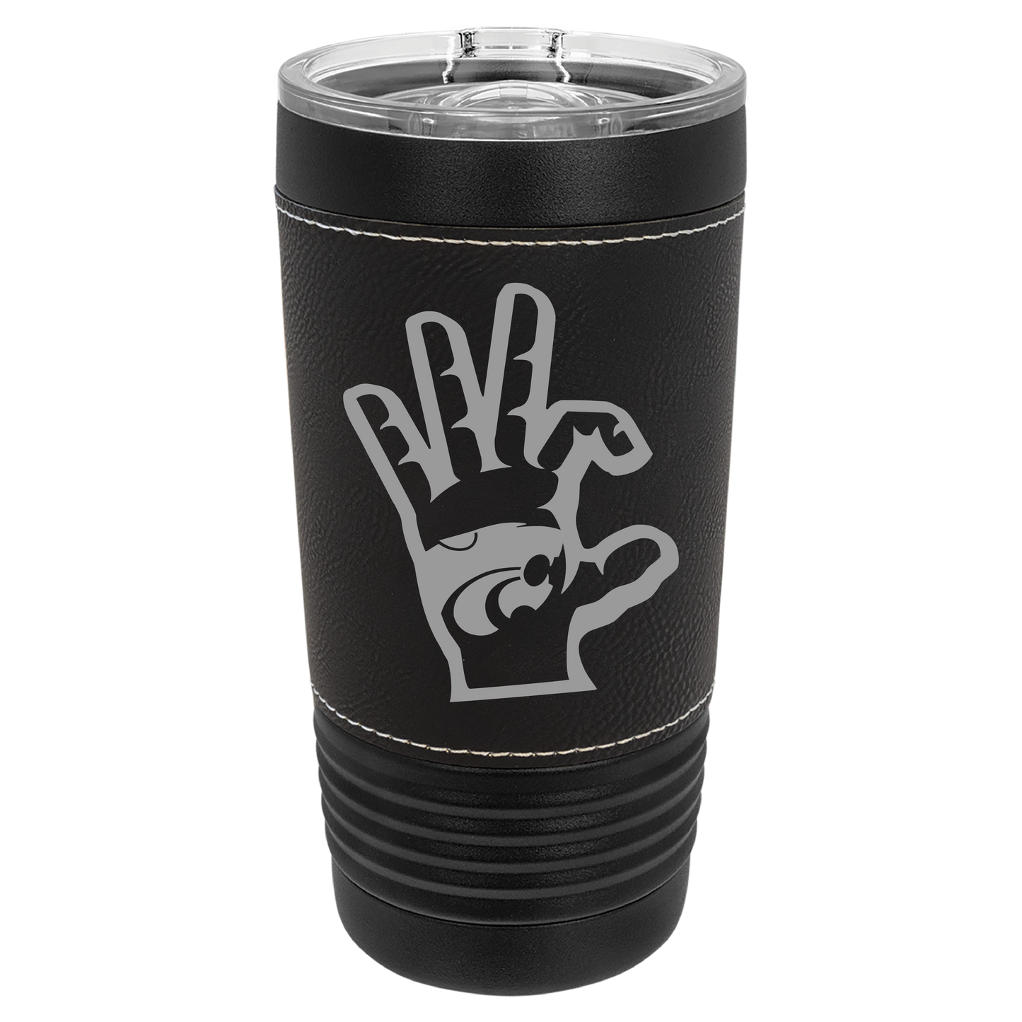 Wildcat Hand with Power Cat insulated Drinkware - Official Affinity Licensed Product - K-State