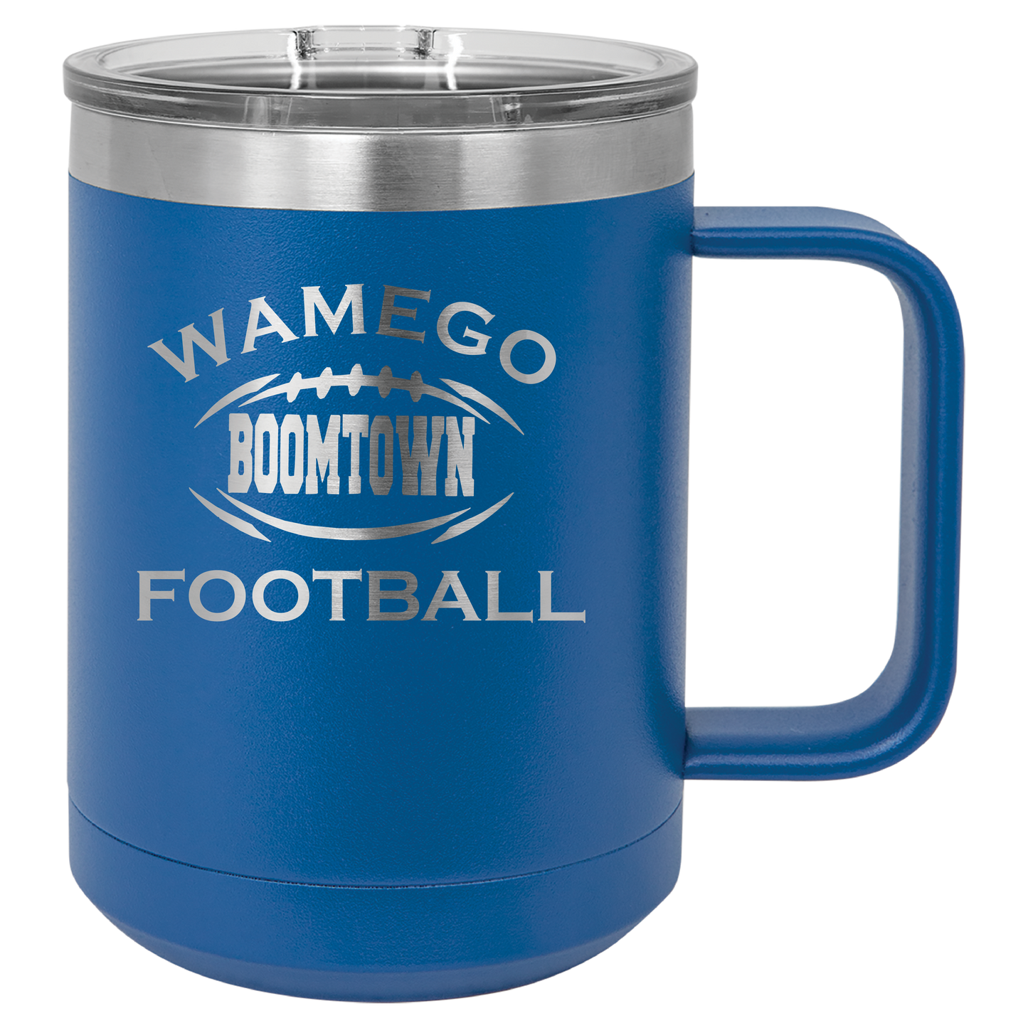 Wamego Boom Town Football Tumbler - Click for all color/size options