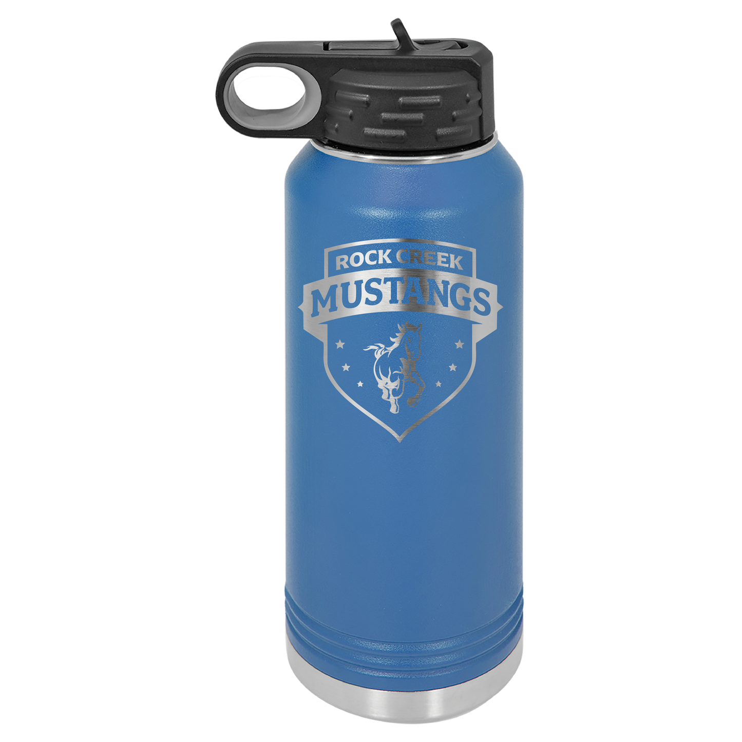 Rock Creek Mustangs Shield Tumbler - Click for all color/size options