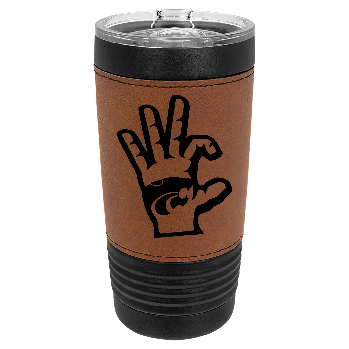 Wildcat Hand with Power Cat insulated Drinkware - Official Affinity Licensed Product - K-State