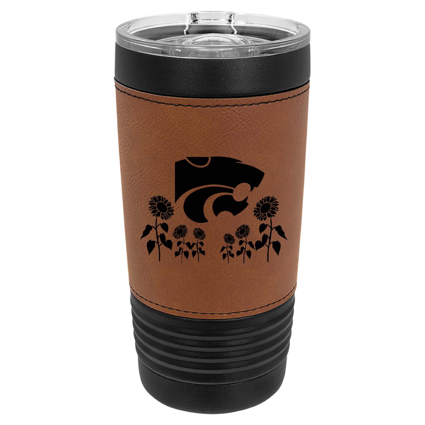 Power Cat Sunflower Field insulated Drinkware - Official Affinity Licensed Product - K-State