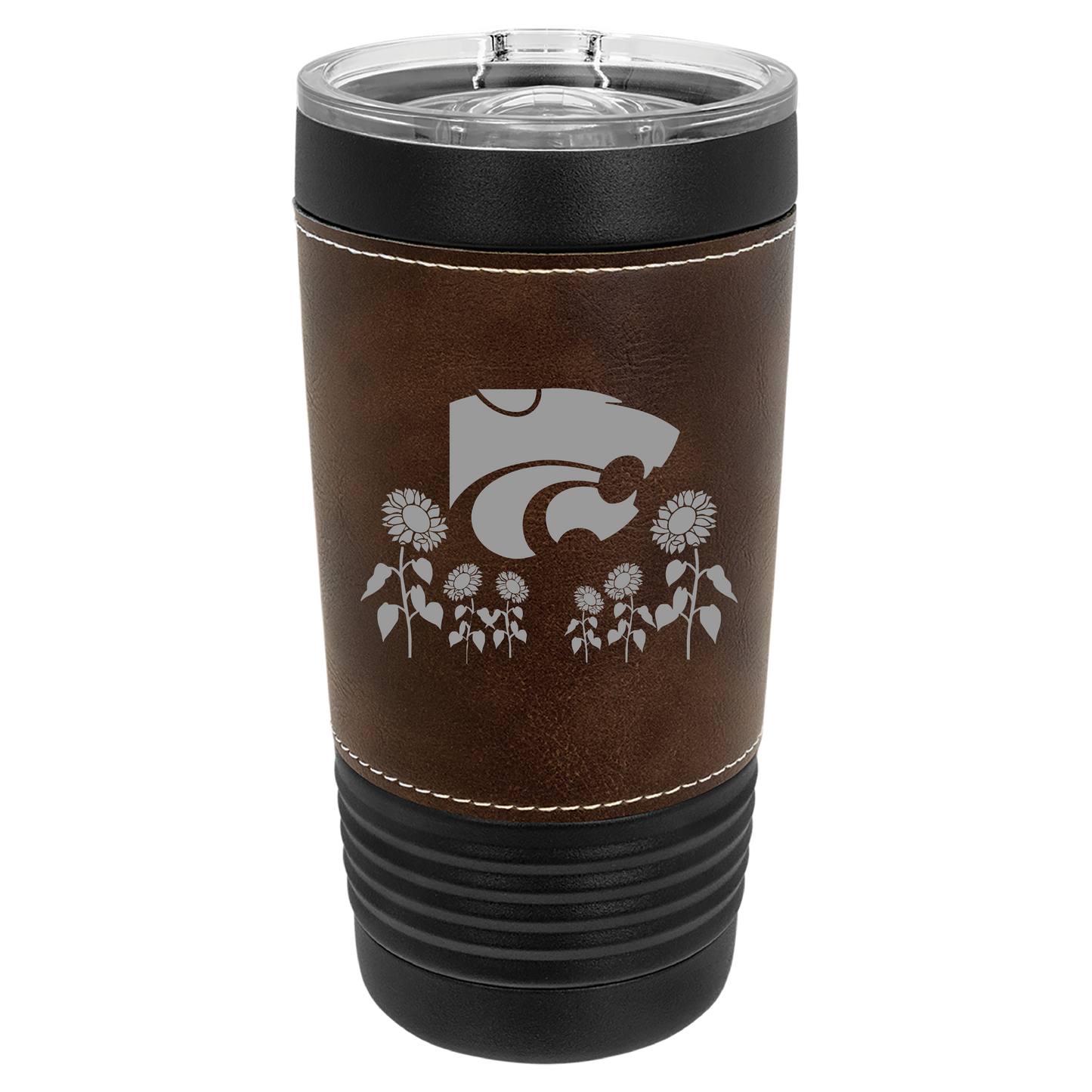 Power Cat Sunflower Field insulated Drinkware - Official Affinity Licensed Product - K-State