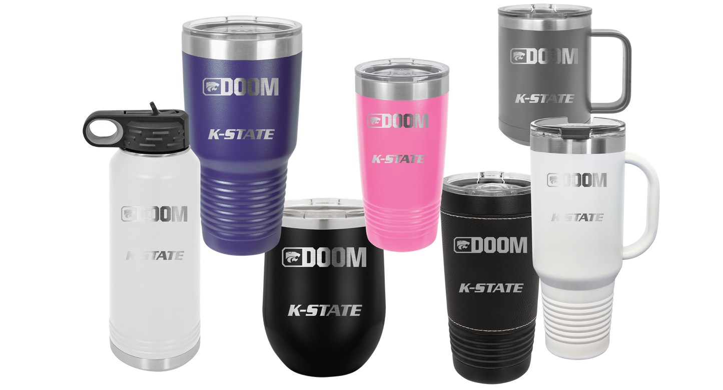 Doom insulated Drinkware - Official Affinity Licensed Product - K-State