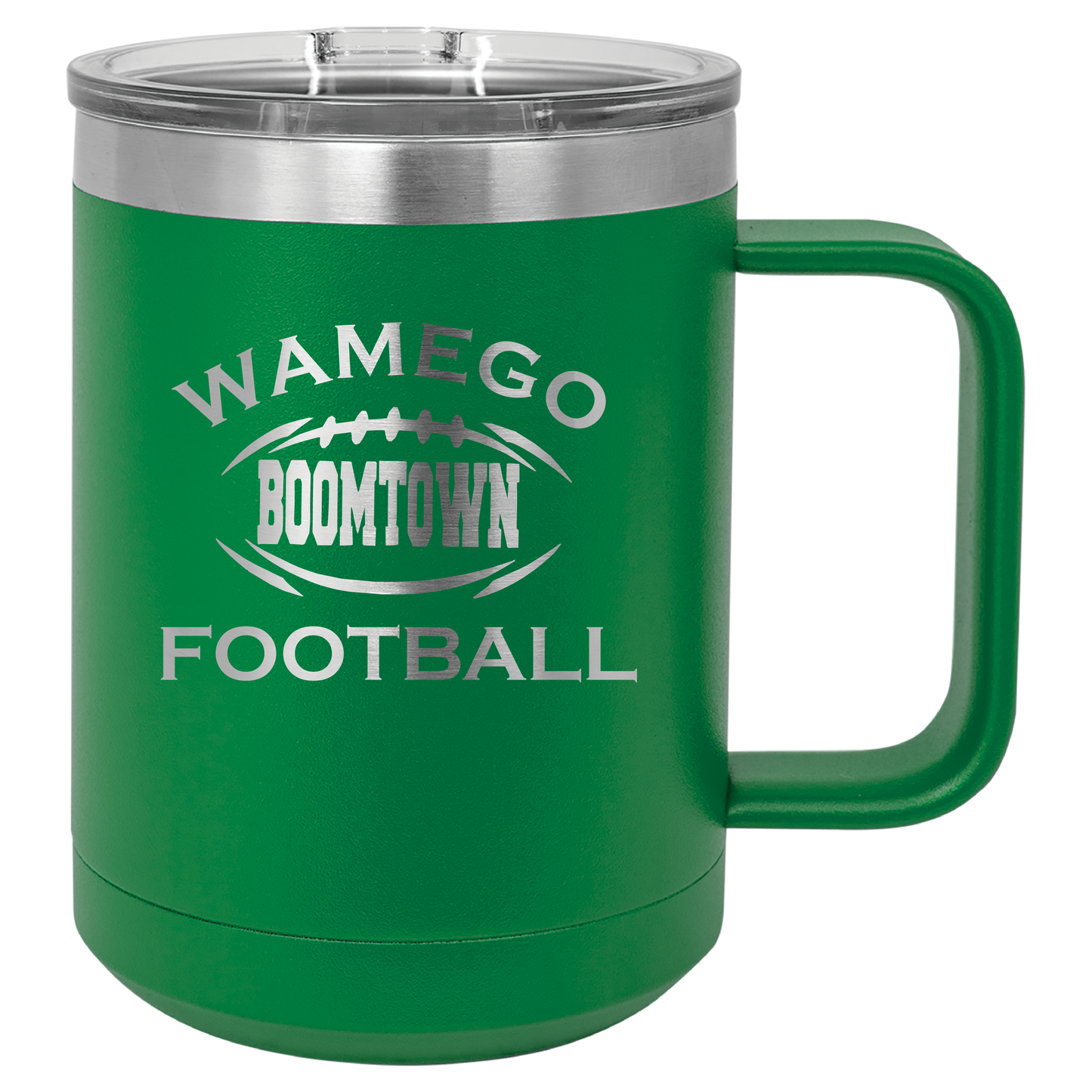 Wamego Boom Town Football Tumbler - Click for all color/size options