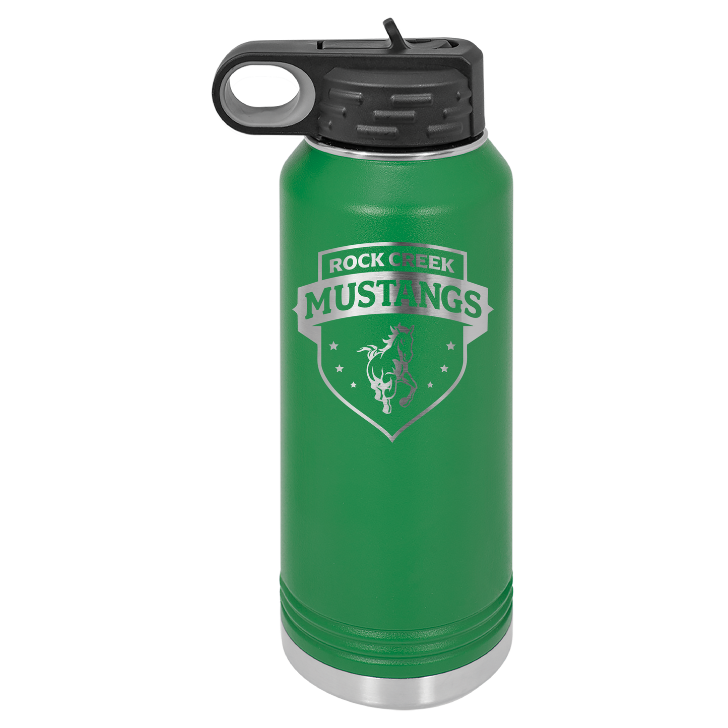 Rock Creek Mustangs Shield Tumbler - Click for all color/size options