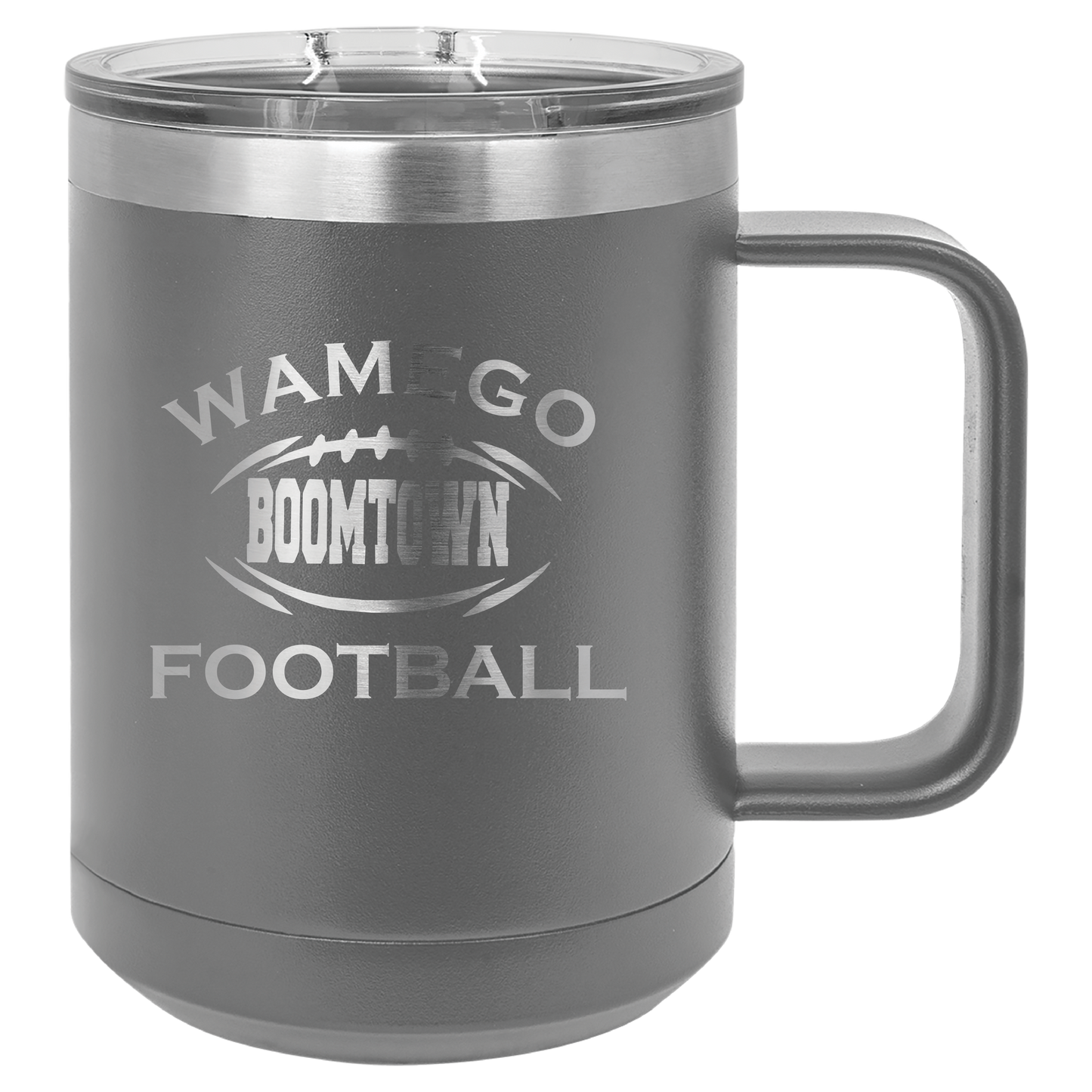 Wamego Boom Town Football Tumbler - Click for all color/size options