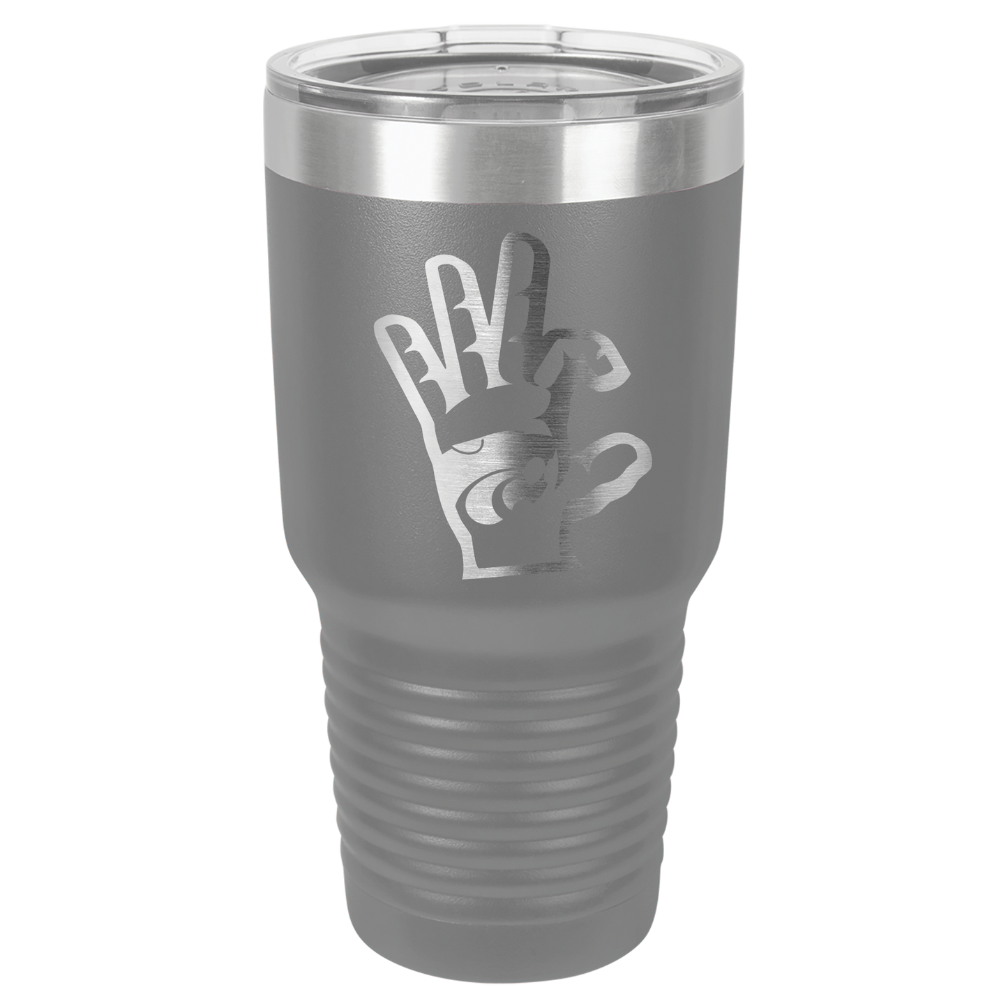 Wildcat Hand with Power Cat insulated Drinkware - Official Affinity Licensed Product - K-State