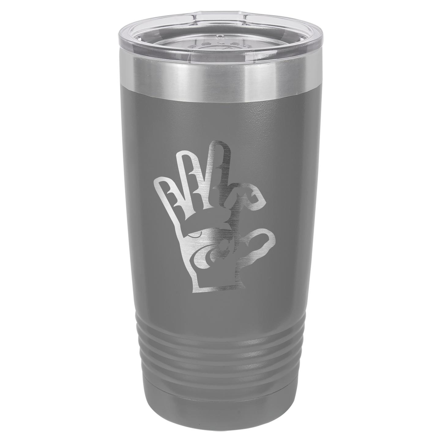 Wildcat Hand with Power Cat insulated Drinkware - Official Affinity Licensed Product - K-State