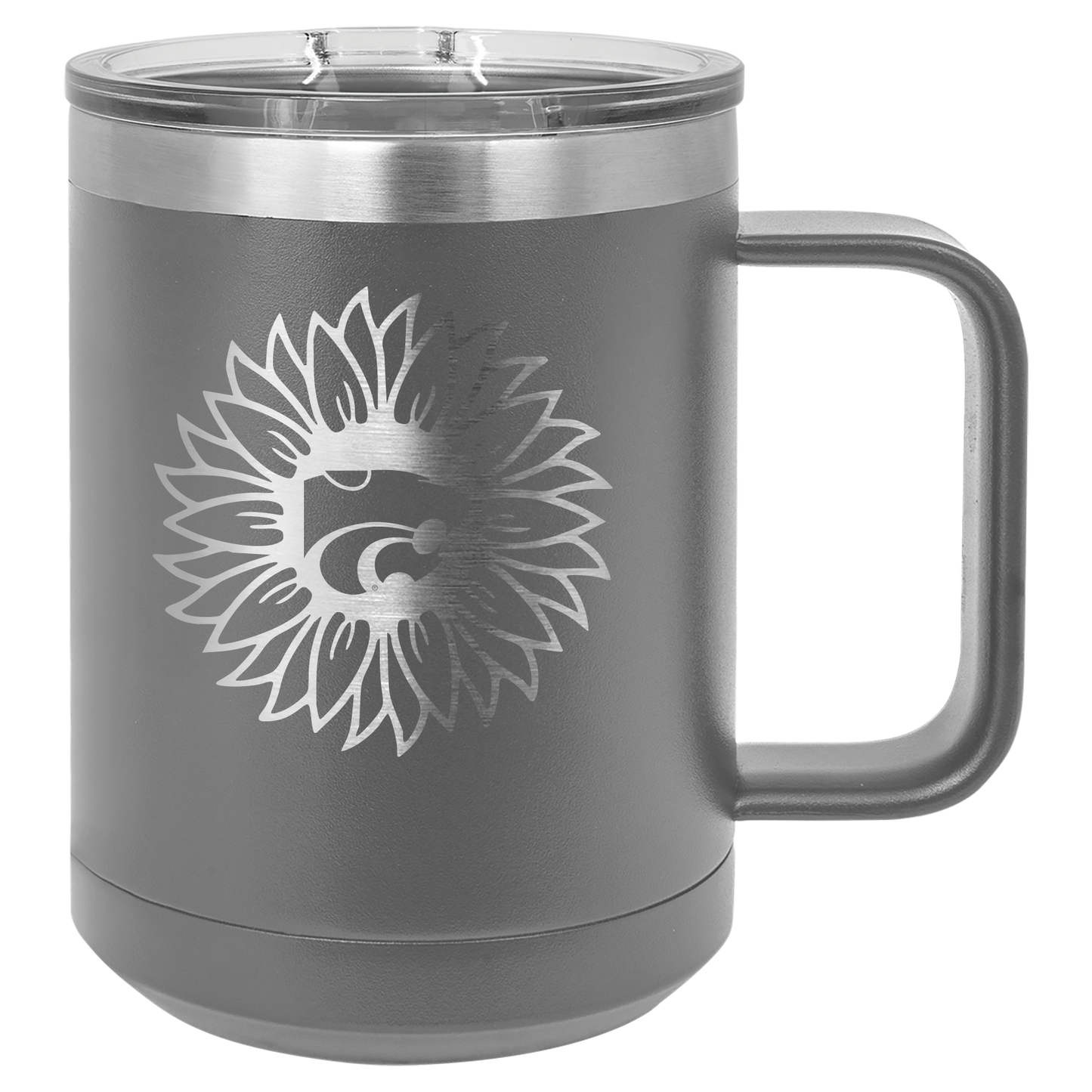 Power Cat Sunflower insulated Drinkware - Official Affinity Licensed Product - K-State