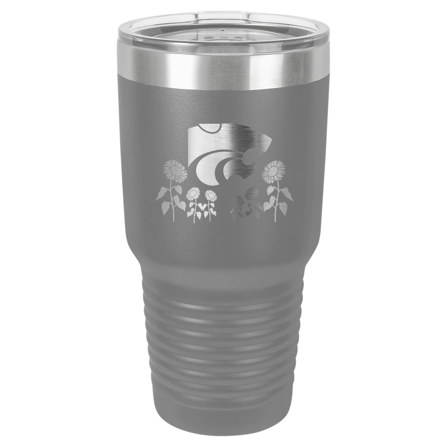 Power Cat Sunflower Field insulated Drinkware - Official Affinity Licensed Product - K-State