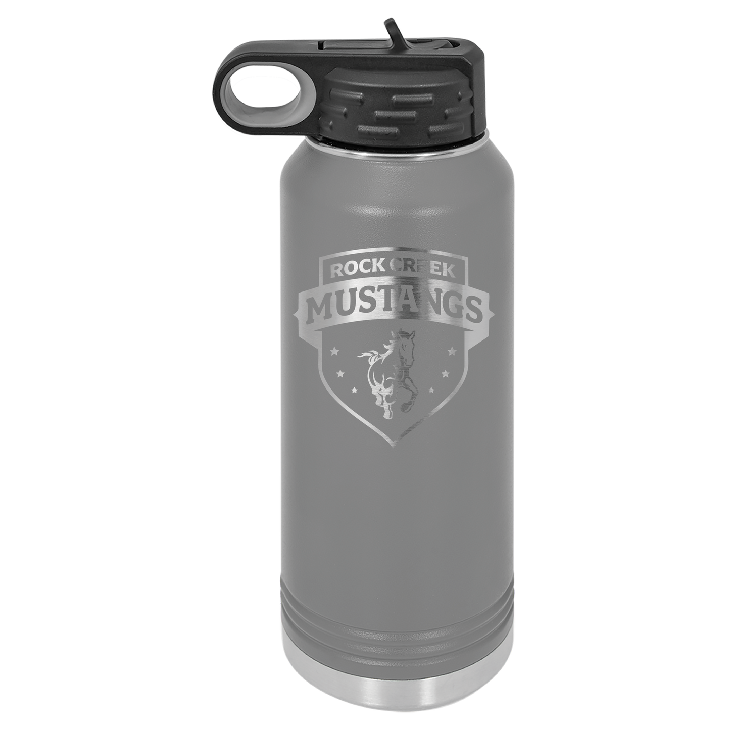 Rock Creek Mustangs Shield Tumbler - Click for all color/size options